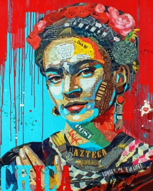Frida Kahlo Street Art paint By Numbers