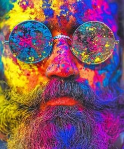 Holi Festival paint by Numbers