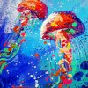 Jellyfish Art paint By Numbers