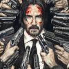 John Wick paint By numbers
