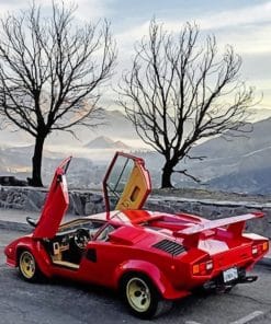 Lamborghini Countach paint By Numbers