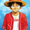 Luffy One Piece paint By Numbers