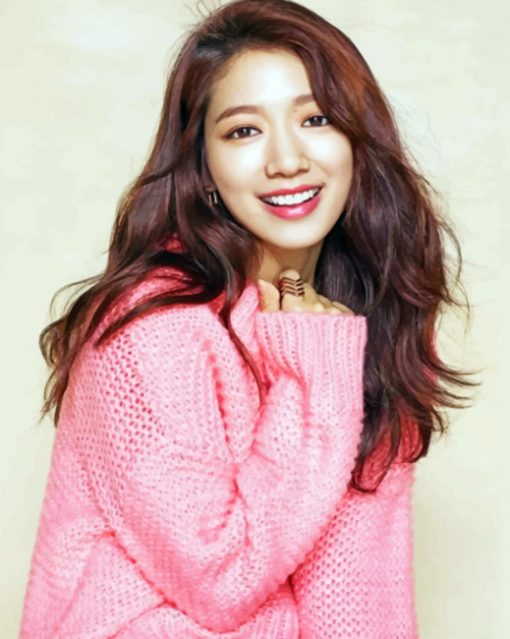 Park Shin Hye Smile paint By Number