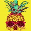 Skull Pineapple paint By Numbers