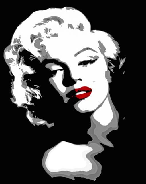 Marilyn Monroe paint by numbers