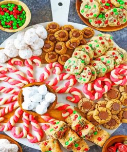 Popular Christmas Cookies paint By numbers