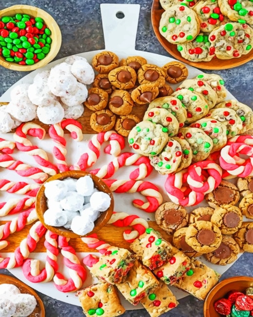 Popular Christmas Cookies paint By numbers