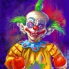 Scary Clown Paint By Numbers