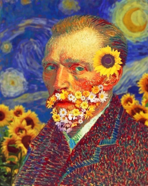 Van Gogh Portrait paint By Numbers