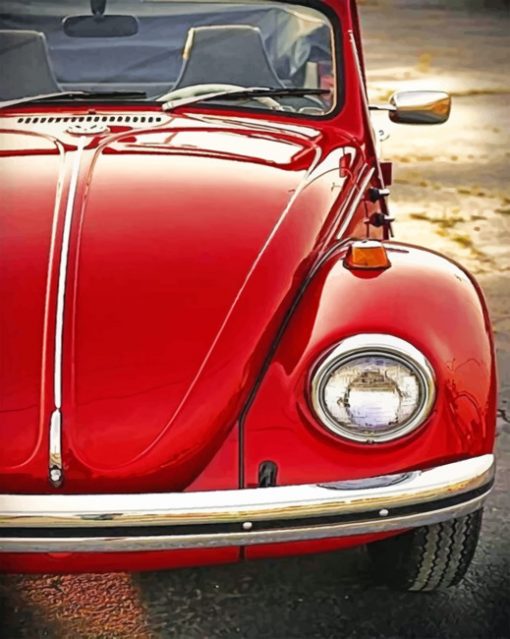 Volkswagen Beetle paint By numbers