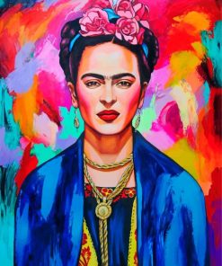 Colorful-Frida-paint-by-number