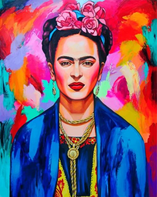 Colorful-Frida-paint-by-number