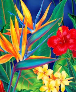 Tropical-Paradise-Plant-paint-by-numbers