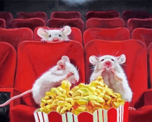 mice-watching-horror-movie-paint-by-numbers