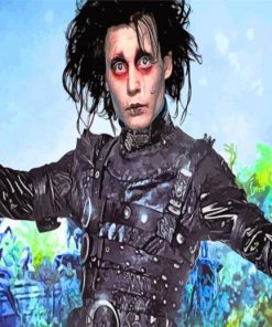 Edward-the-scissor-hands-paint-by-numbers
