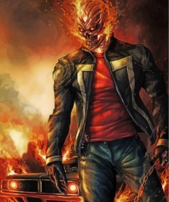 aesthetic-ghost-rider-paint-by-numbers