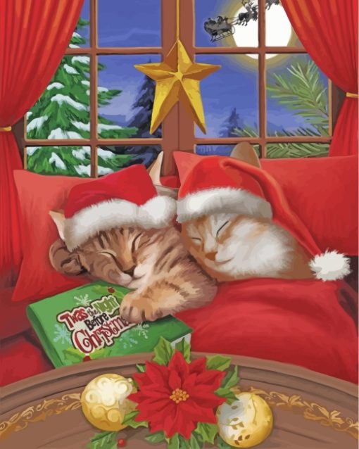 christmas-cats-paint-by-numbers