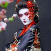 Geisha Woman paint by numbers