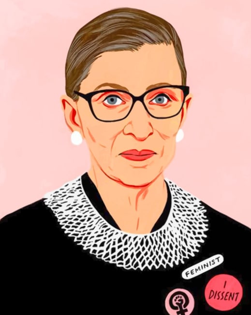 Ruth-bader-ginsberg-paint-by-numbers