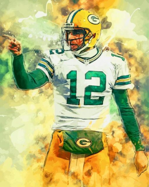 aron-green-bay-packers-helmet-art-paint-by-number