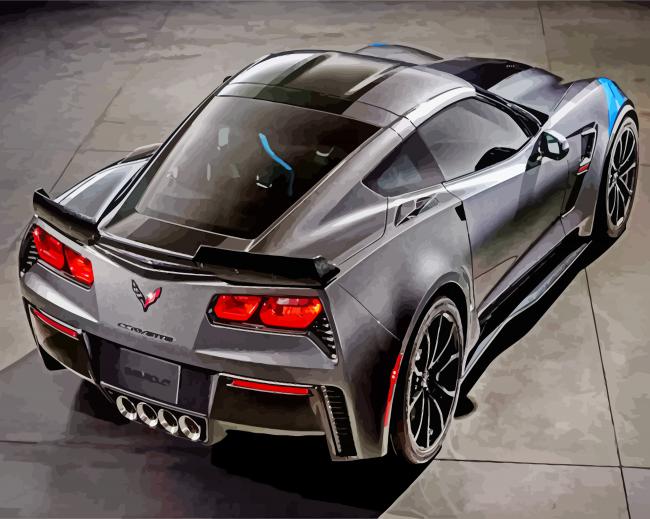 2017 Corvette Grand Sport paint by numbers