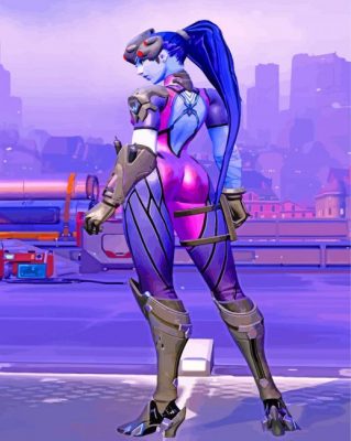 Widowmaker Overwatch paint by numbers