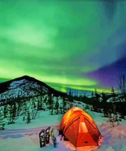 Aurora Camping Paint by numbers