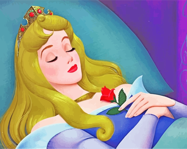 Disney Princess Aurora - Paint By Number - Painting By Numbers