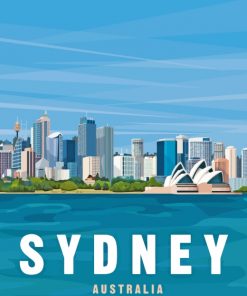 Australia Sydney City paint by numbers