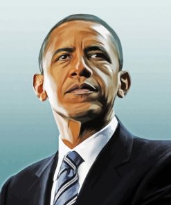 Barack Obama President paint by numbers