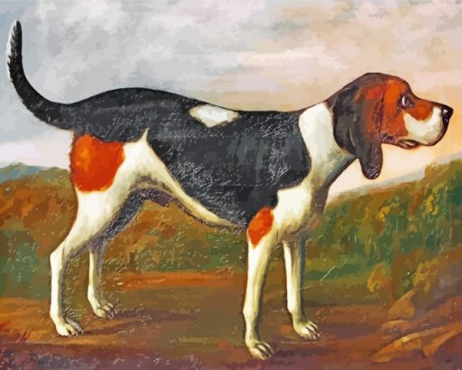 Beagle Dog Art Paint by numbers