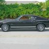 Black Ford Mustang paint by numbers