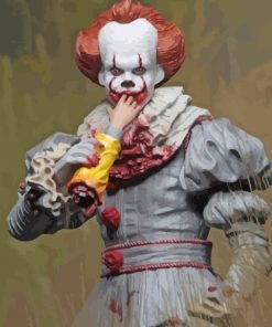 Bloody Pennywise paint by numbers