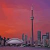 Canada Toronto Skyline Paint by numbers