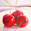 Cherries Fruit paint by numbers