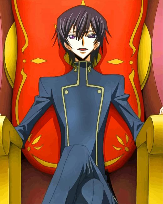 Code Geass Lelouch NEW Paint By Numbers - Numeral Paint Kit