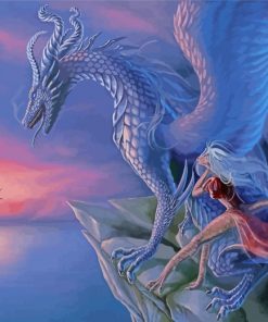 Fantasy Dragons paint by numbers