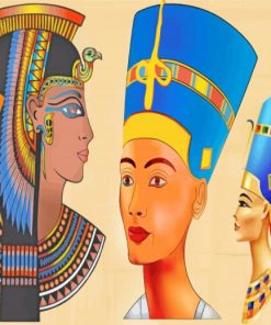 Female Pharaon Ancient paint by numbers