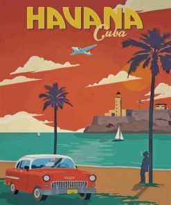Havana Cuba paint by numbers