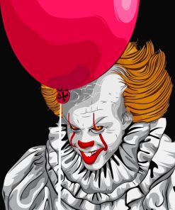 It Movie Pennywise paint by numbers