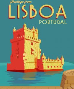 Lisboa Portugal paint by numbers