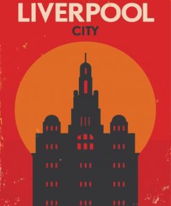 Liverpool City Poster paint by numbers
