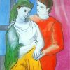 Lovers Pablo Picasso paint by numbers