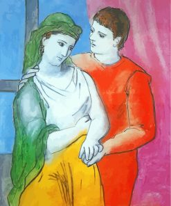 Lovers Pablo Picasso paint by numbers