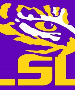 LSU Football paint by numbers
