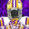 LSU Player paint by numbers