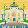 Mexico City Poster paint by numbers