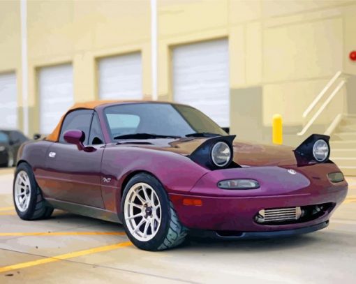 Miata Car paint by numbers