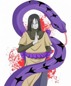 Orochimaru And The Snake paint by numbers