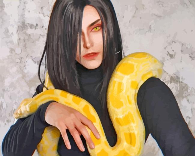 Orochimaru Naruto Anime paint by numbers